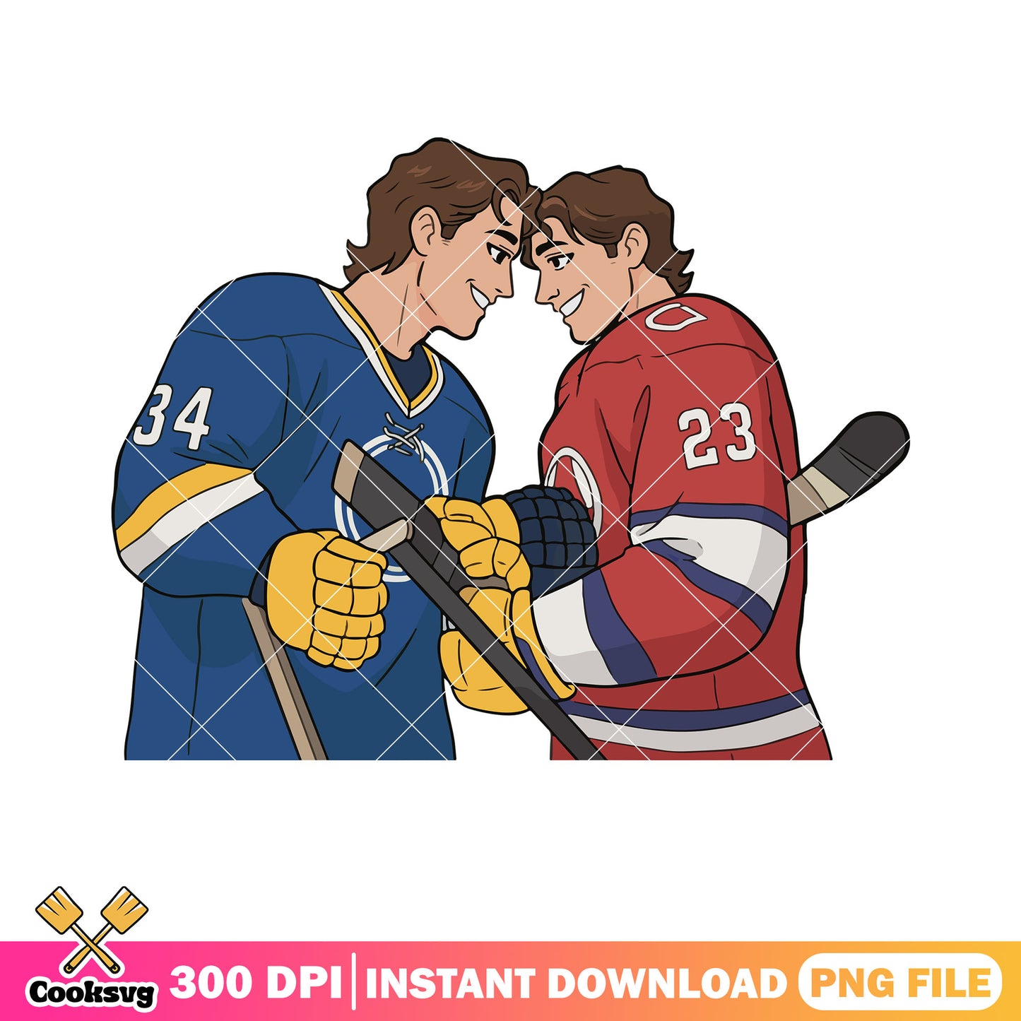 Hockey gay love png, hockey vibes png, heated fans merch png
