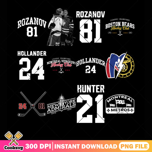 Hockey poster gay movie png bundle, heated rivalry png, rozanov team png