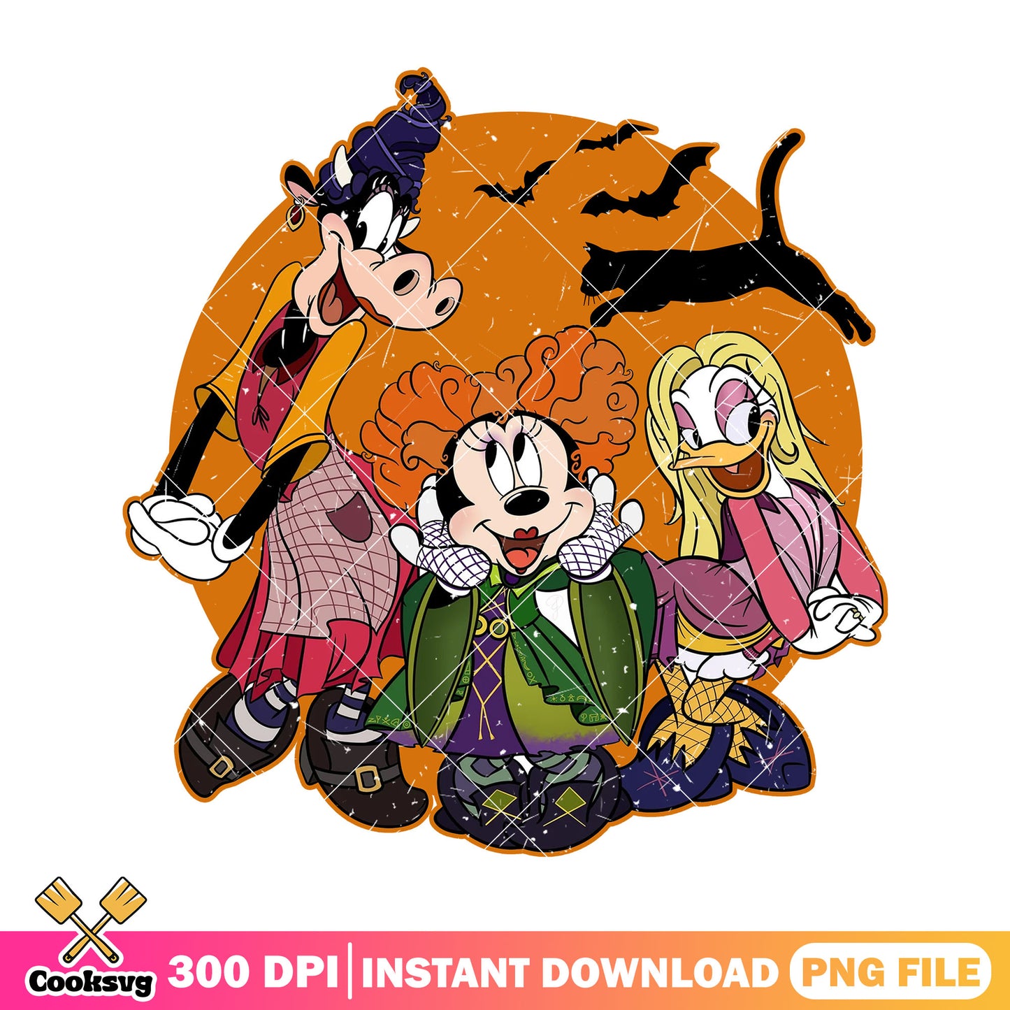 Hocus mickey pocus png, hocus pocus witches​ png, disney movie png