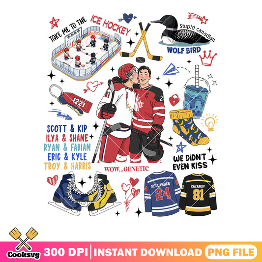 Hollander Rozanov Hockey Rivalry png, hockey vibes png, hollanov png