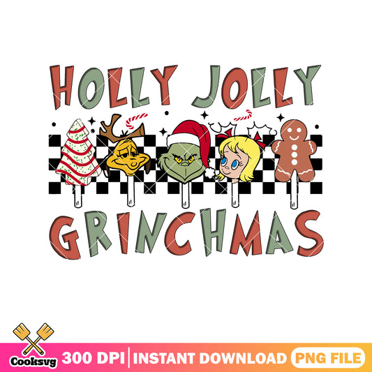 Holly jolly grinchmas friends png
