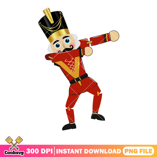 Hopping toy soldier png, christmas decor png, the nutcracker png