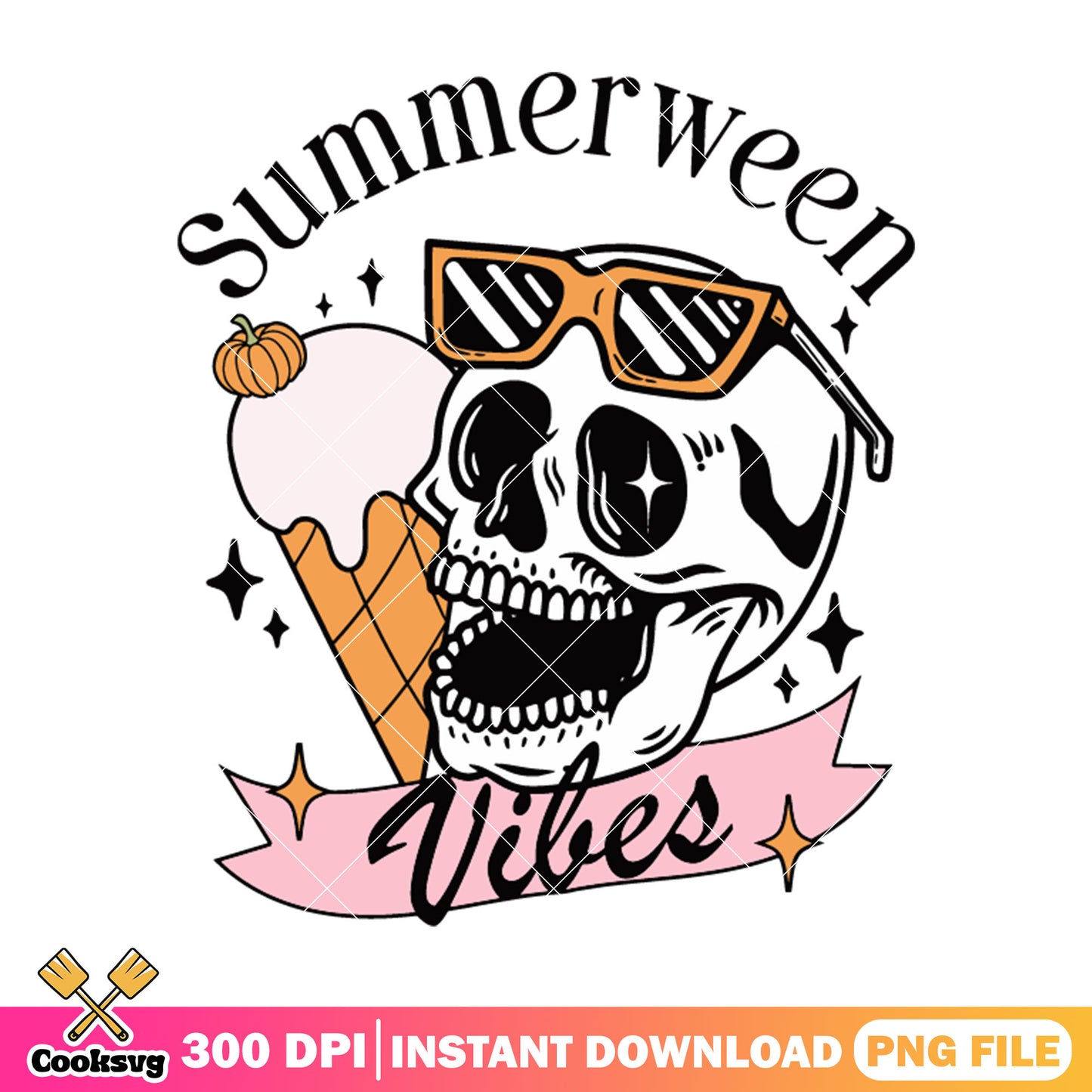 Horror character summerween outfit design png, summer time png (1)