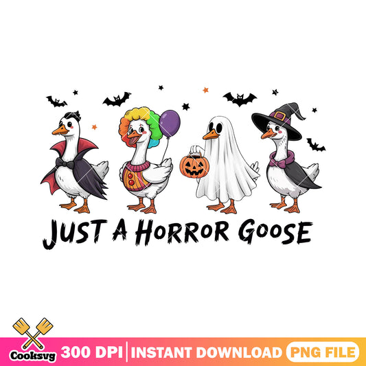 Horror goose custome png, halloween custome png, horror movie png