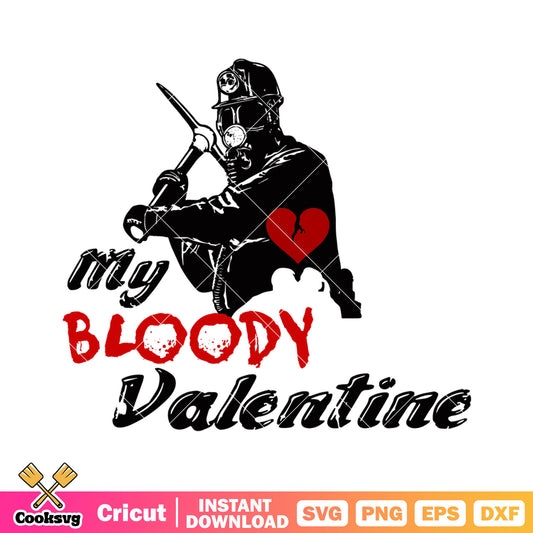 Horror my bloody valentine svg, horror movie valentine svg, horror movies svg