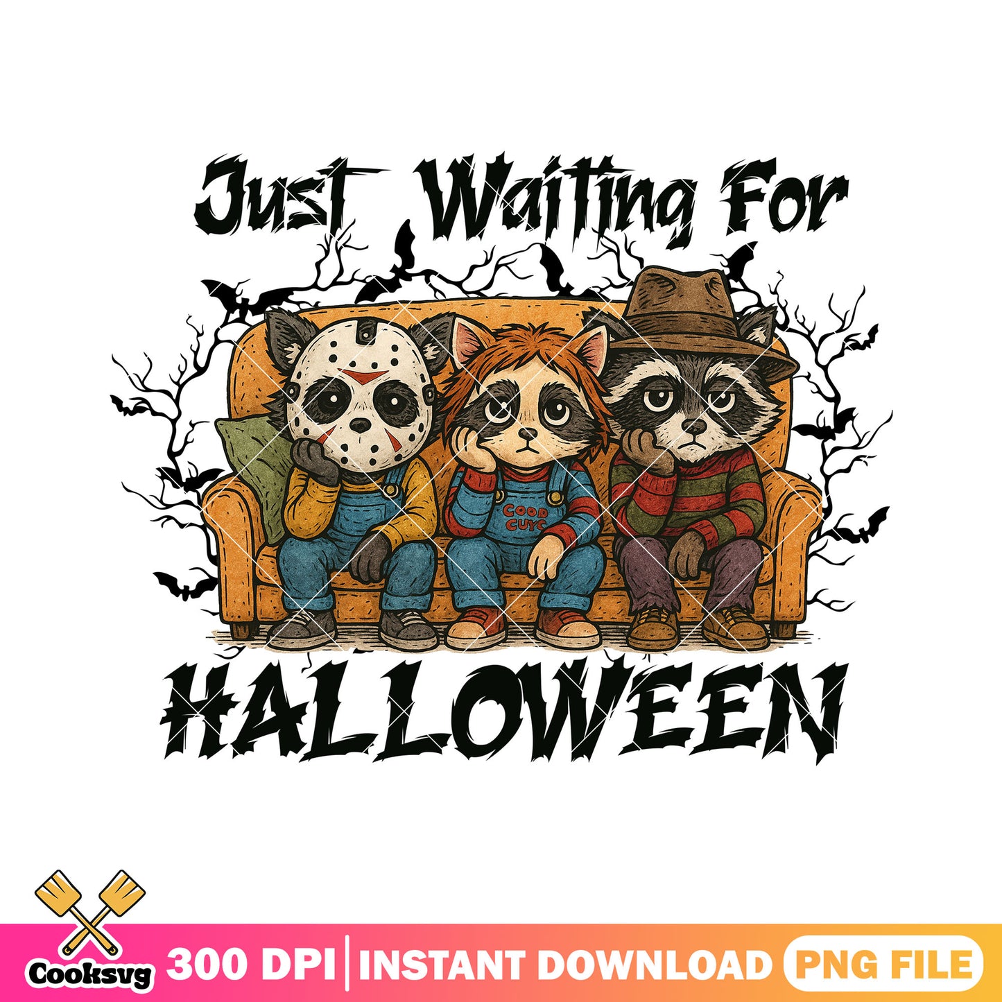 Horror villain raccoon png, halloween custome png, baby raccoon​ png