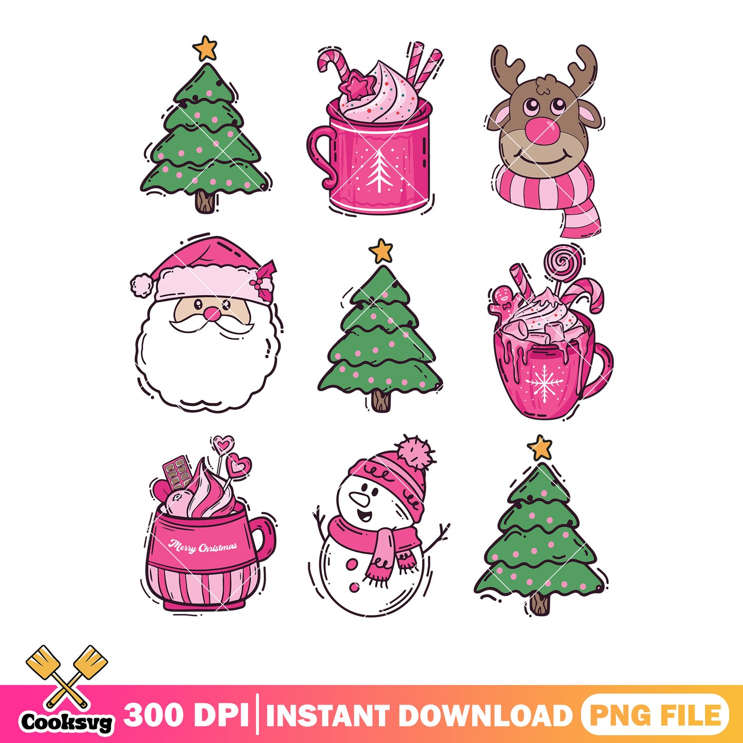 Hot chocolate for winter png, rudolph the red nosed reindeer png