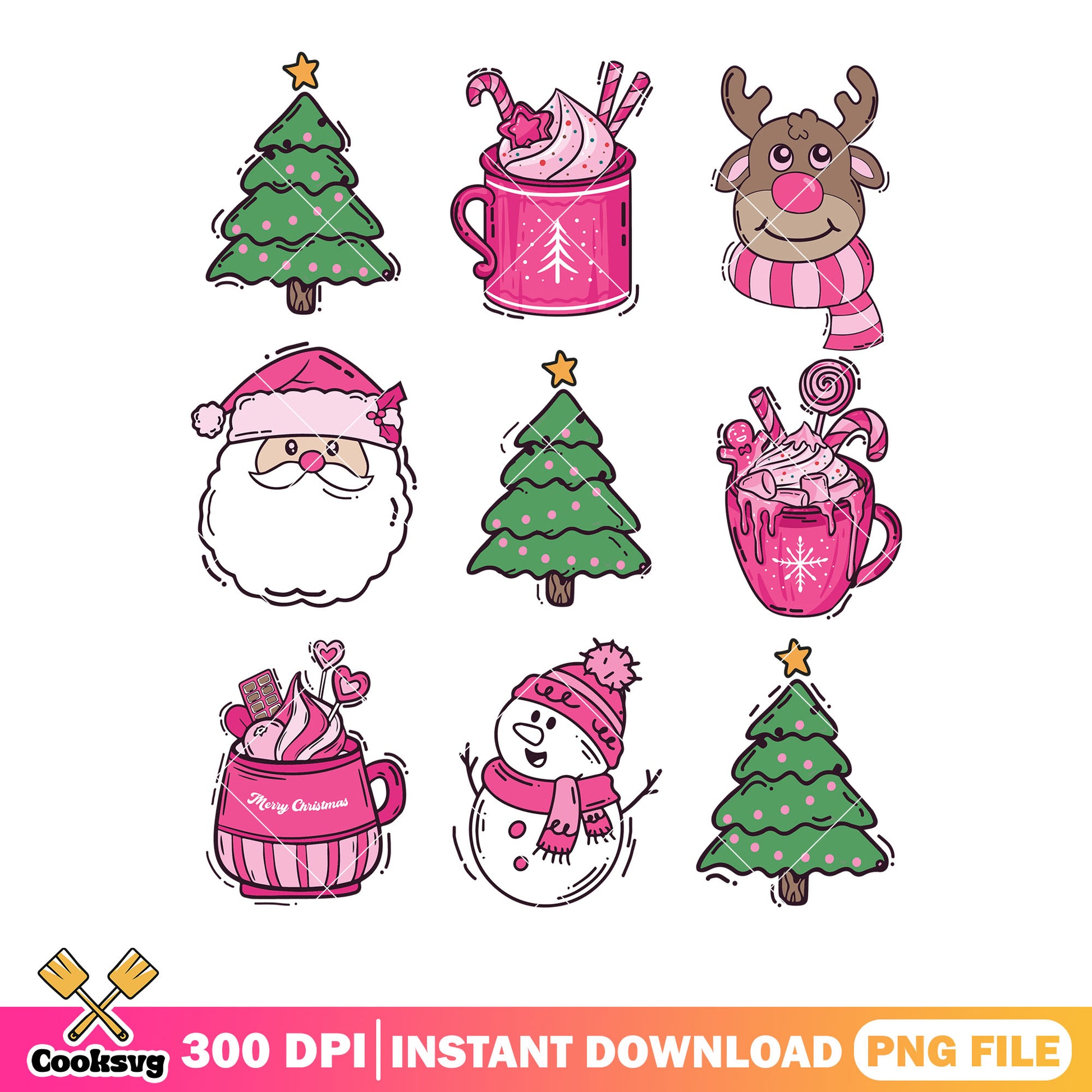 Hot chocolate for winter png, rudolph the red nosed reindeer png