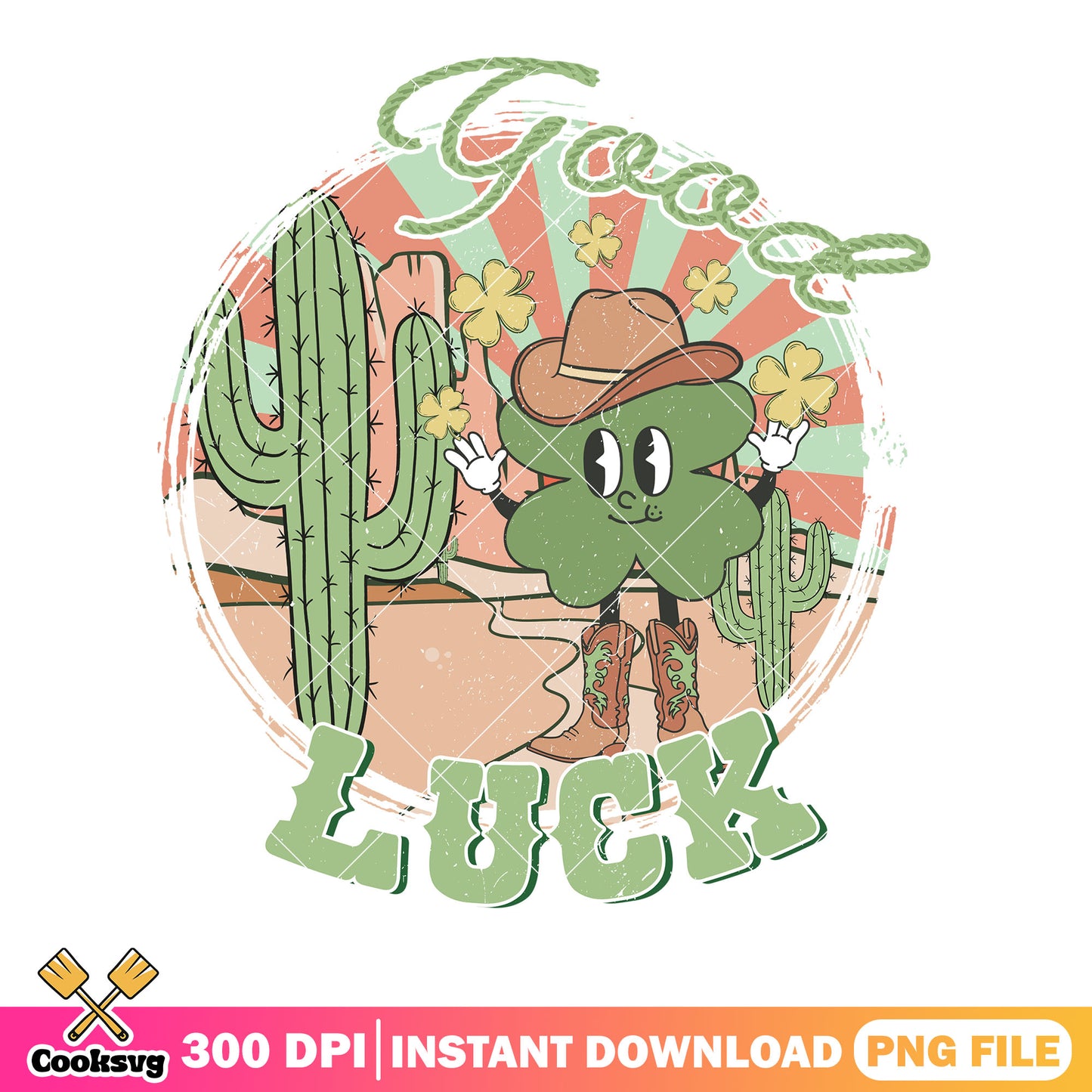 Howdy good luck png, clover patricks png, happy patricks day png