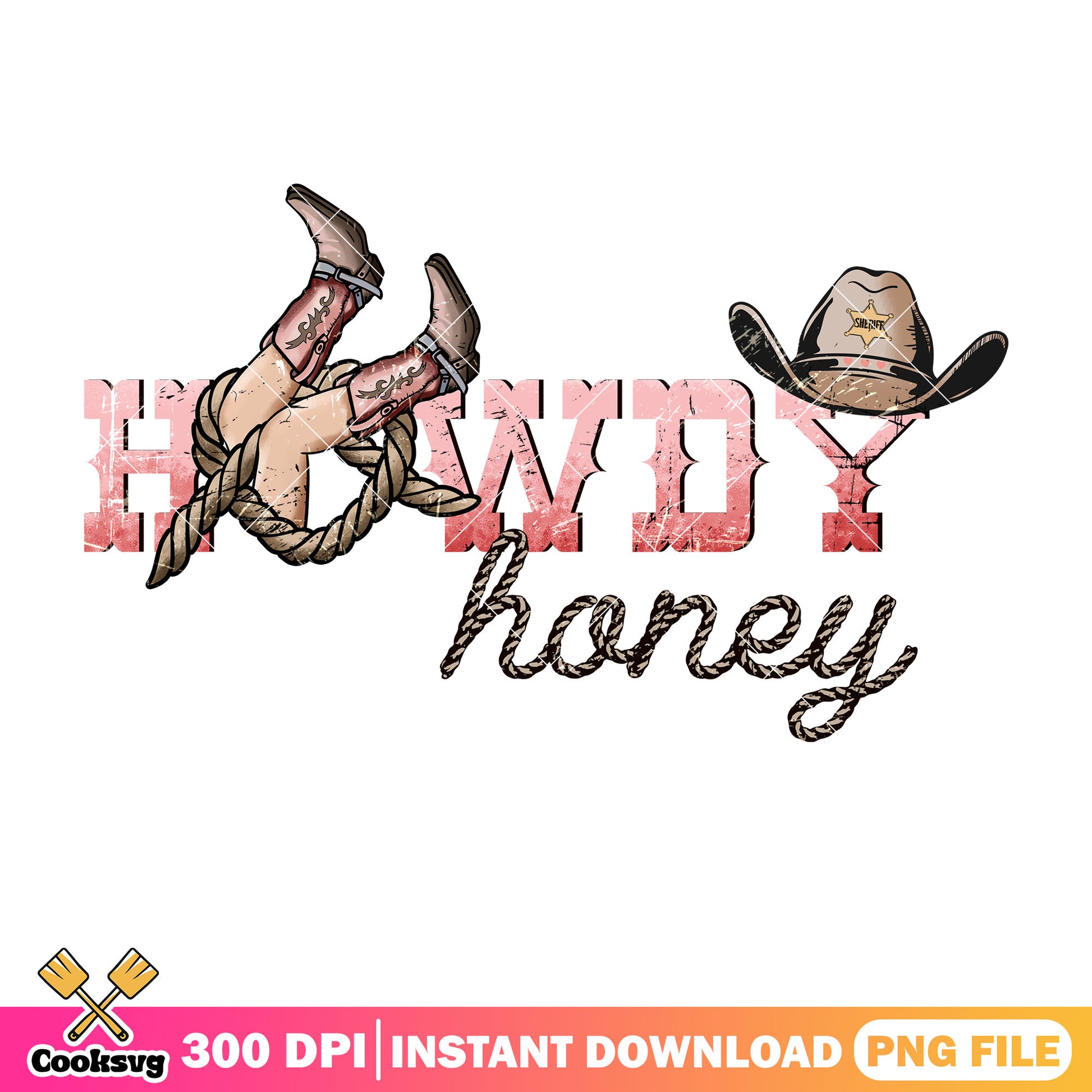 Howdy honey valentine cowboy png, howdy valentine png, cowboy valentine png