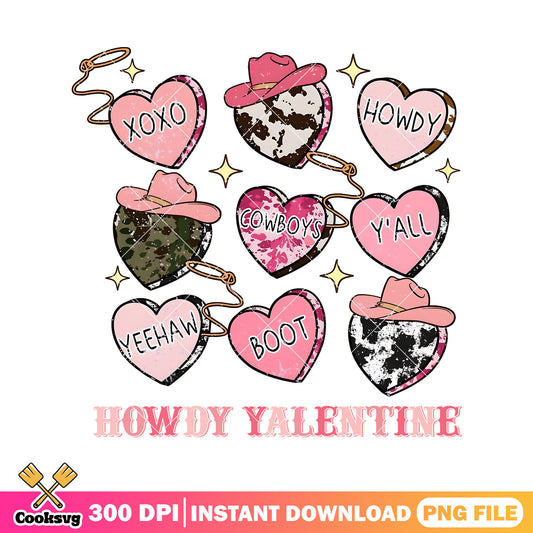 Howdy love pink valentine png, howdy valentine png, love valentine png