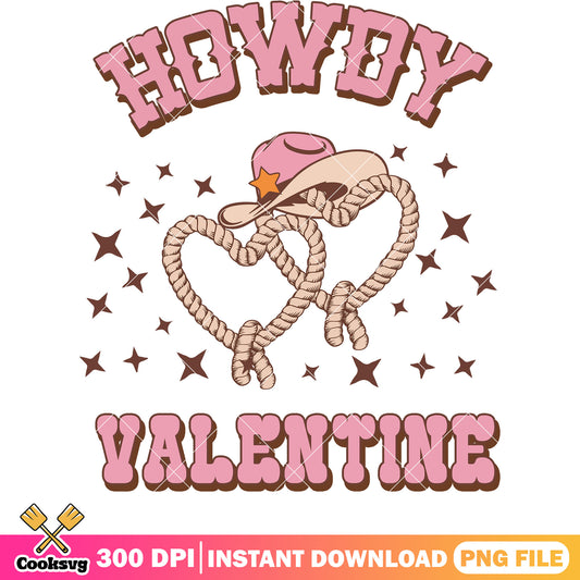 Howdy pink valentine love rope png, howdy valentine png, pink valentine png