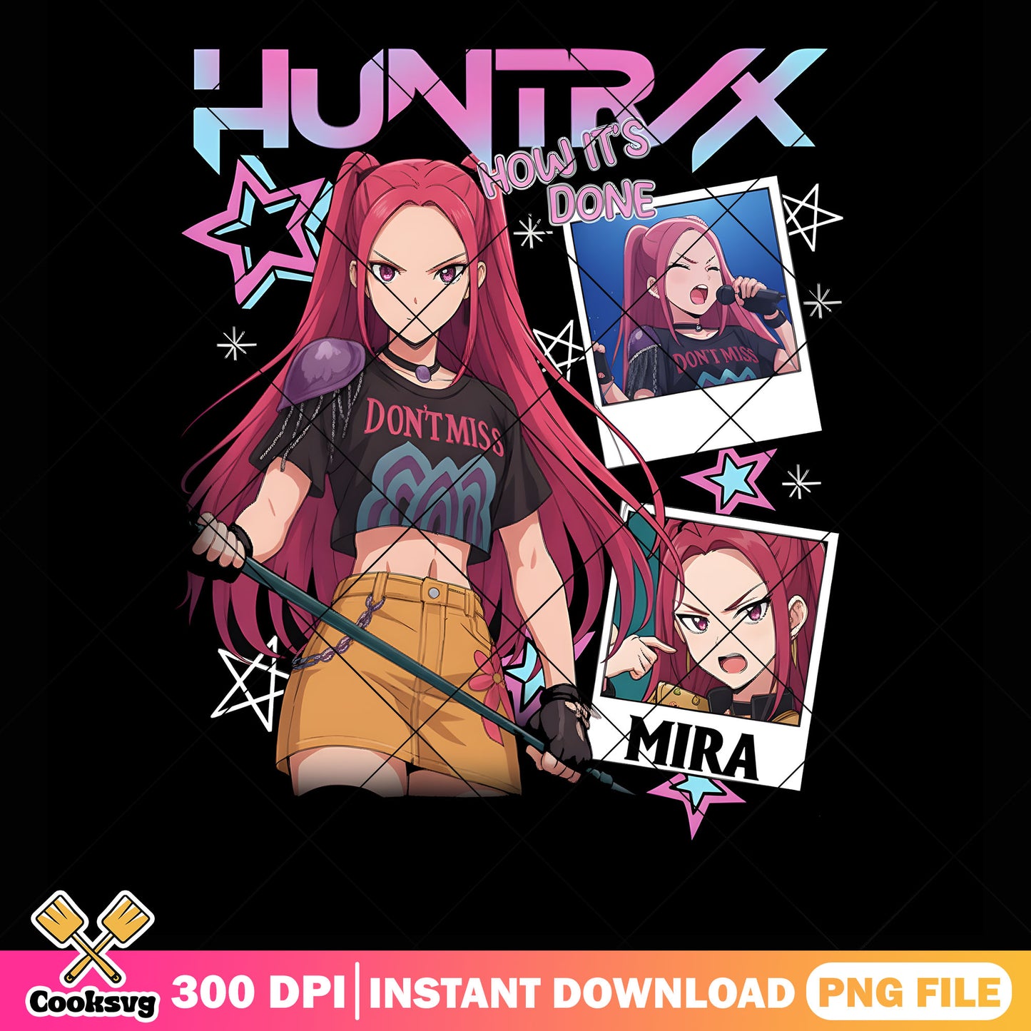 How it done mira girl png, idol mira png, mira sing png