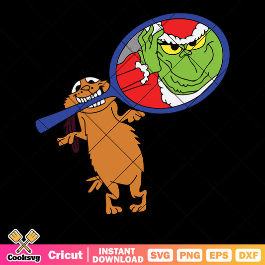 How the Grinch Stole Christmas svg, grinch svg, max the dog svg