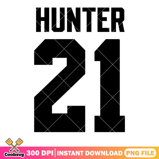 Hunter 21 jersey club png, heated rivalry png, scott hunter png