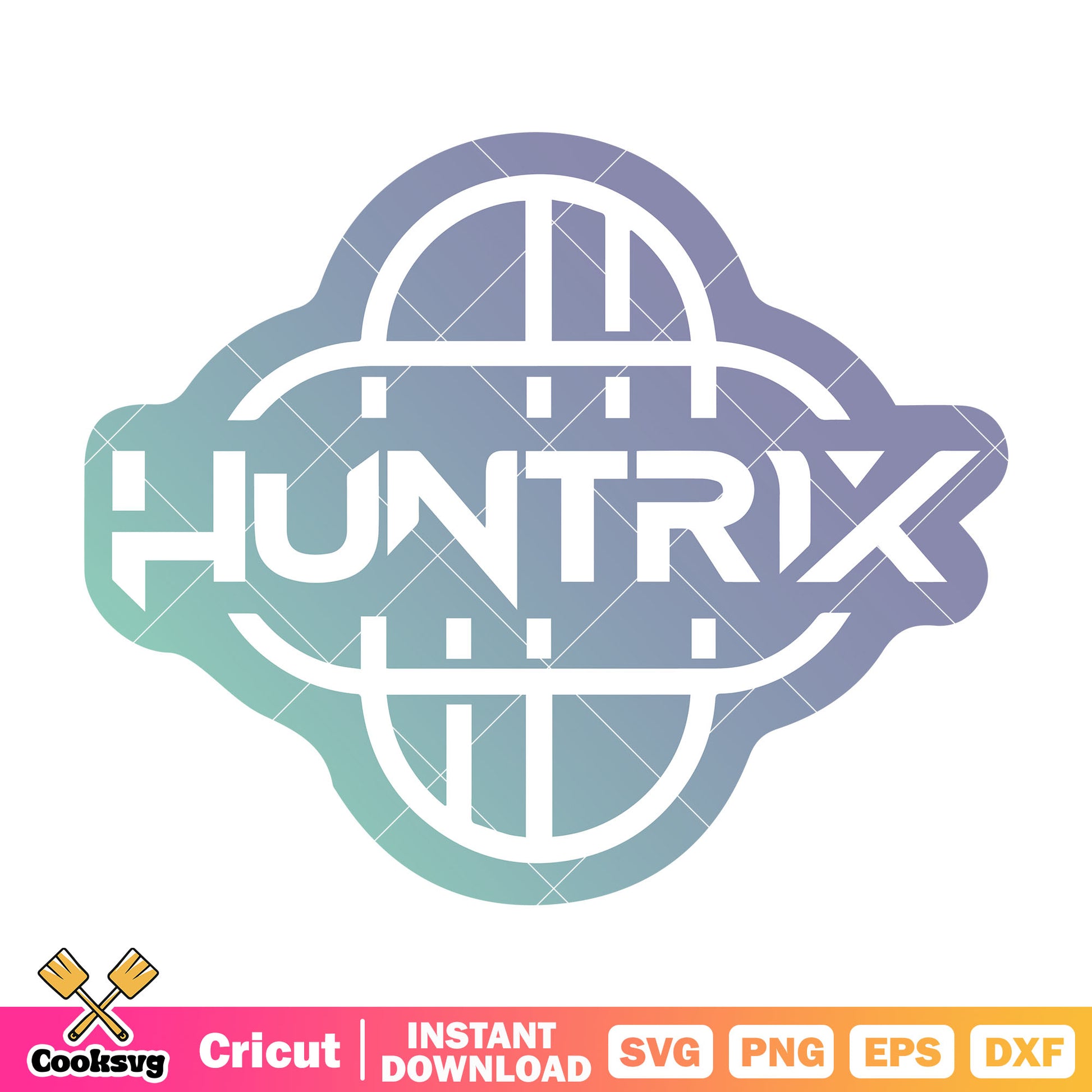 Huntrix band logo svg design, huntrix logo svg, netflix huntrix svg