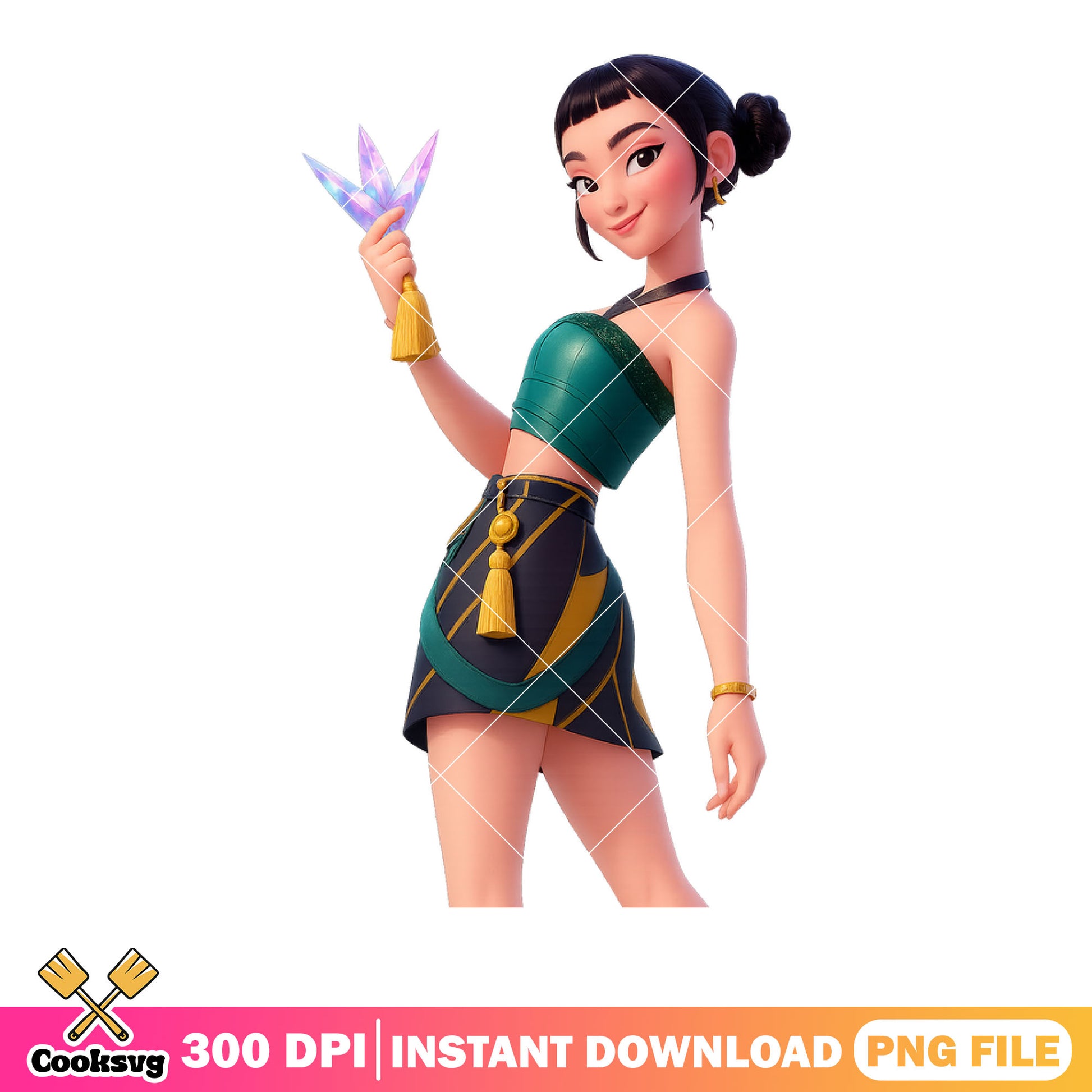 Huntrix kpop demon zoey png, kpop demon hunters png, netflix png