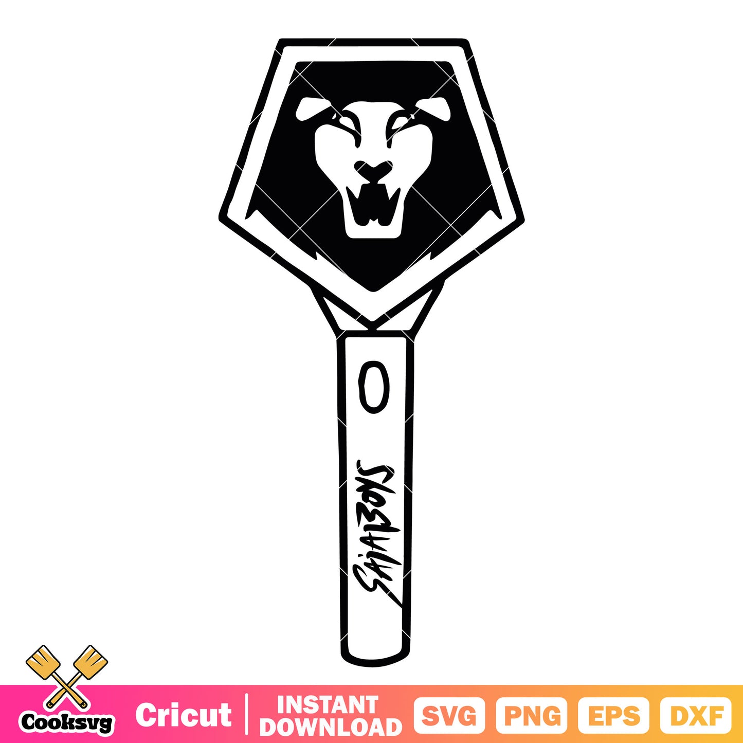 Huntrix lightstick svg, huntrix band svg, kpop demon hunters svg
