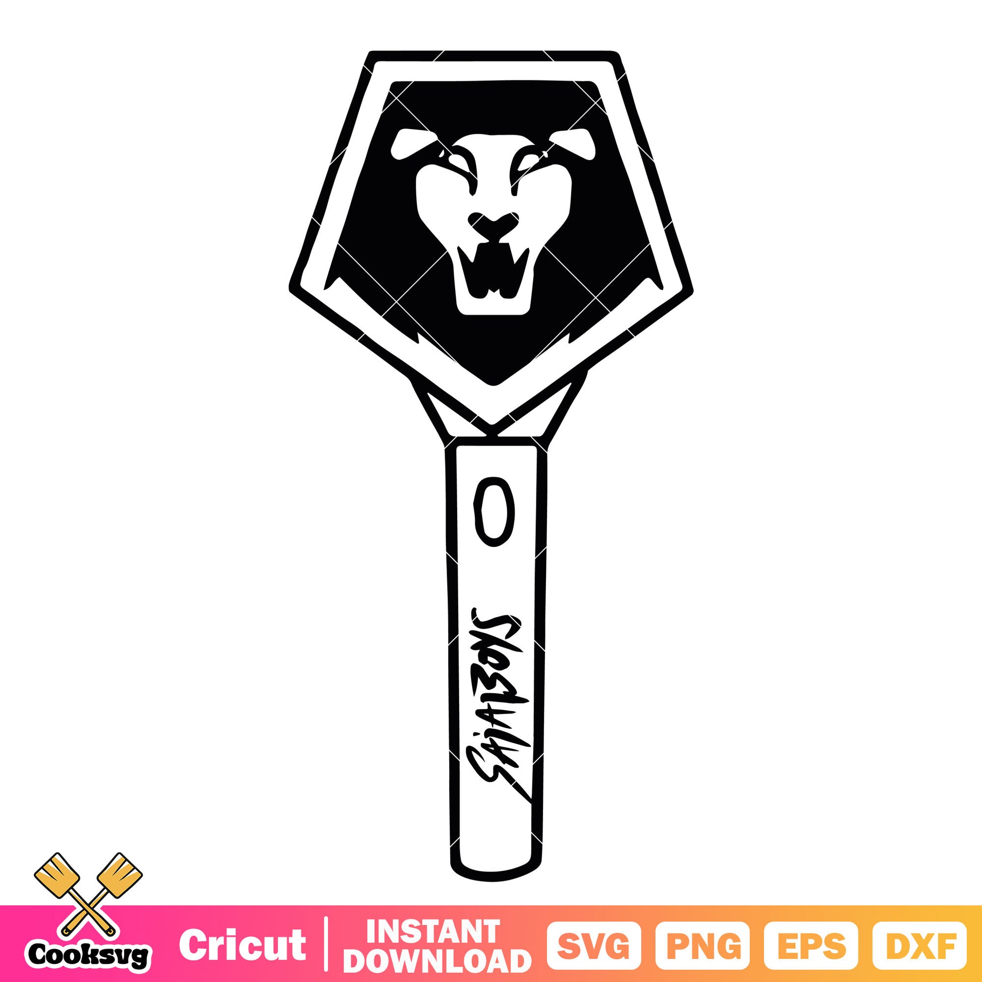 Huntrix lightstick svg, huntrix band svg, kpop demon hunters svg