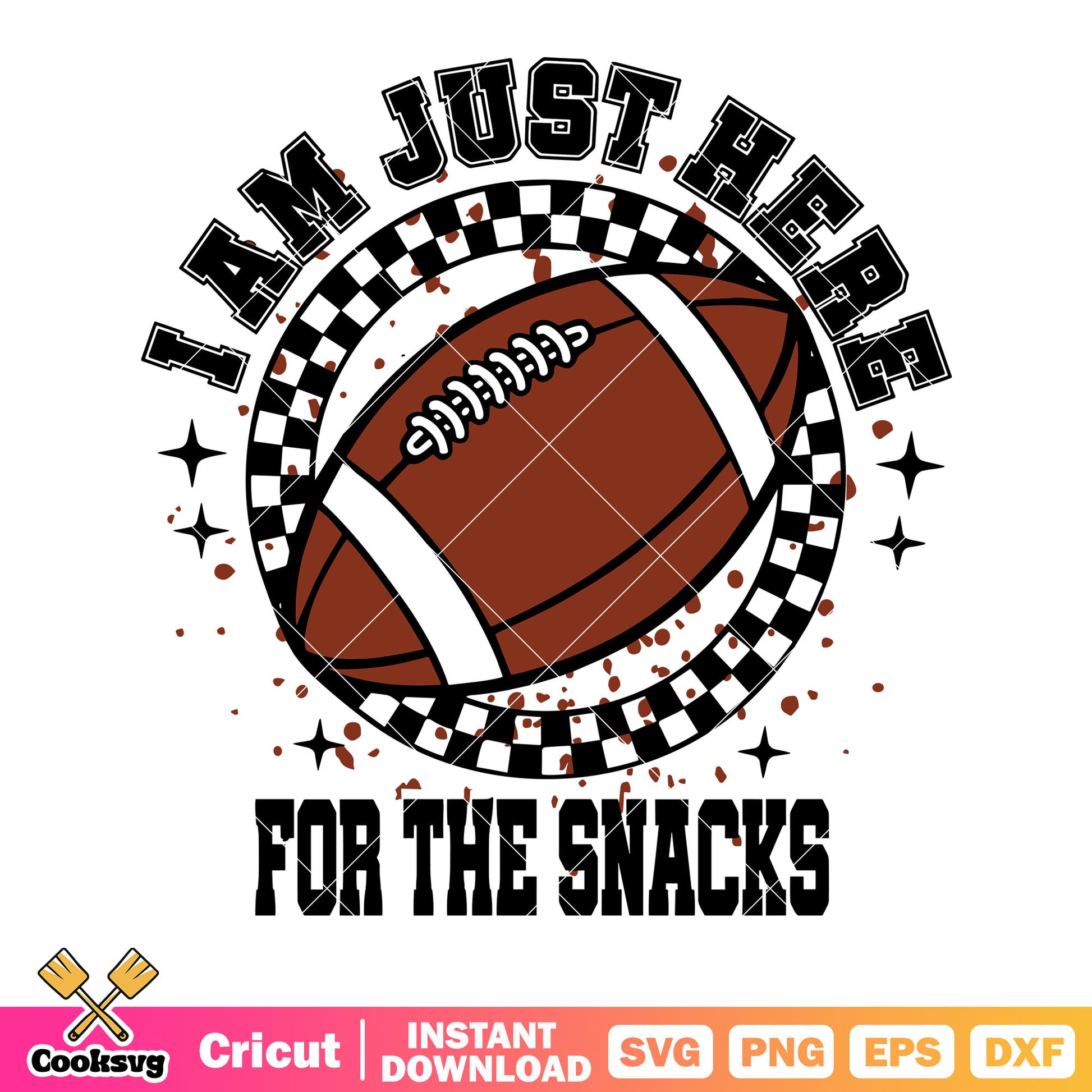 I am just here for the snacks svg, rugby ball svg, starry night svg
