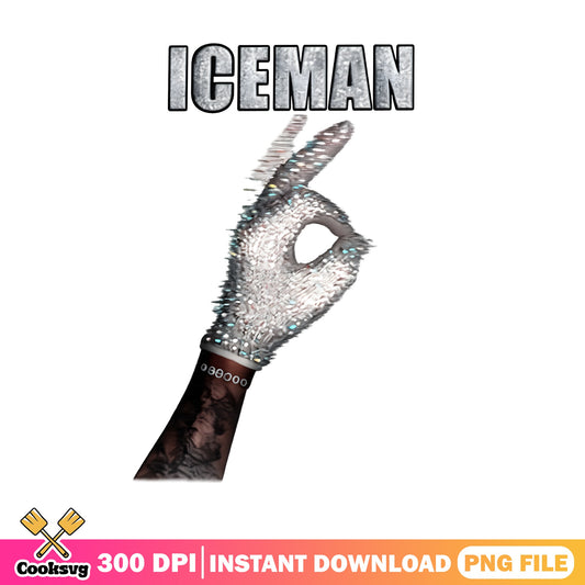 Iceman Bling Hand OK Sign PNG, Rapper Drip PNG, Hip Hop PNG