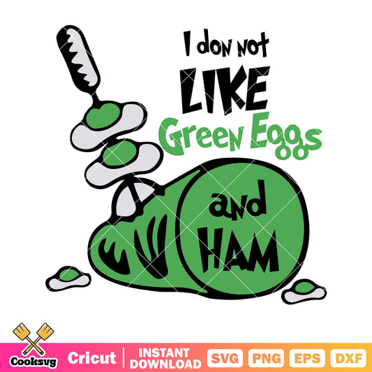 I do not like green eggs and ham svg, green eggs and ham svg