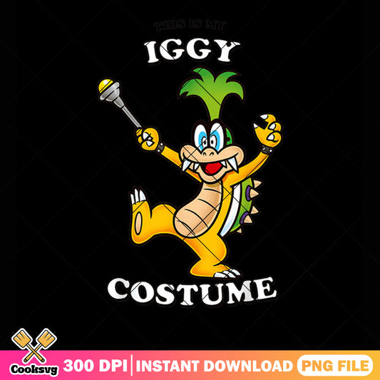 Iggy costume green hair png, super mario game png, nintendo art png