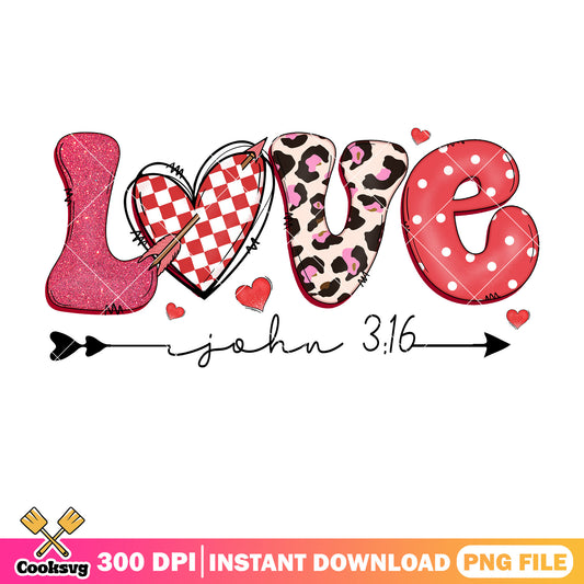 I love john 3 16 valentine png, love valentine png, valentine day png