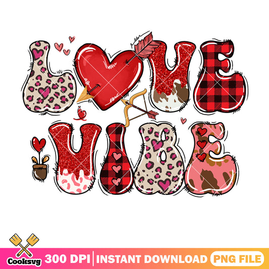 I love this valentine vibes png, valentine vibes png, love valentine png