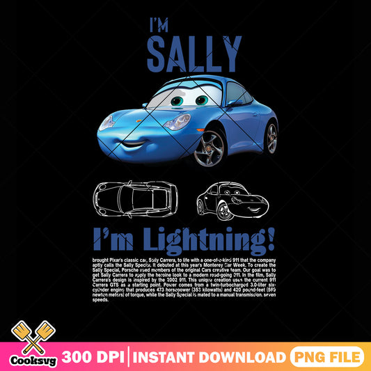 Im Sally png, Im Lightning png, Porsche png