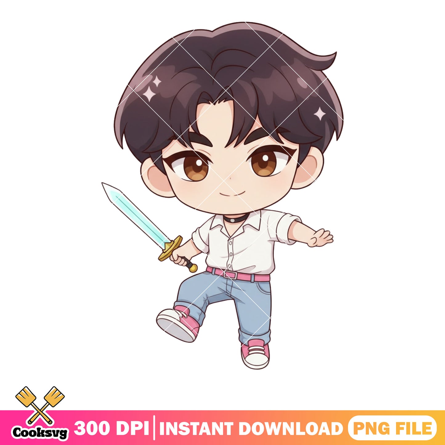 Im ok pose jinu demon png, saja jinu png, saja boys band png