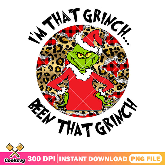 Im that grinch png, santa claus costume png, the grinch png
