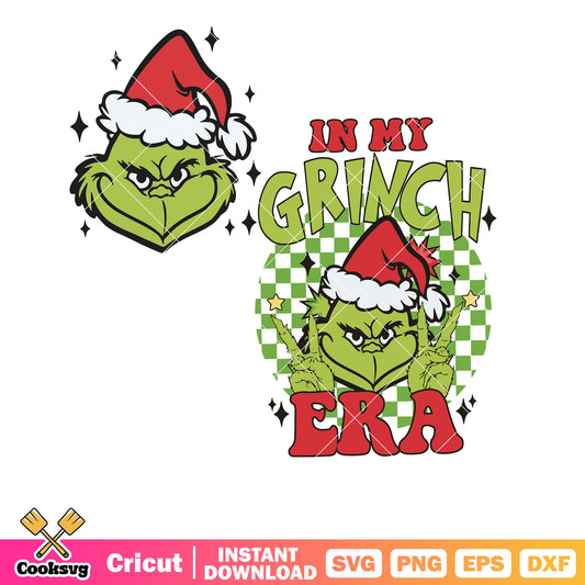 In My Grinch Era Cosplay Santa svg, santa grinch​ svg, in my grinch era svg