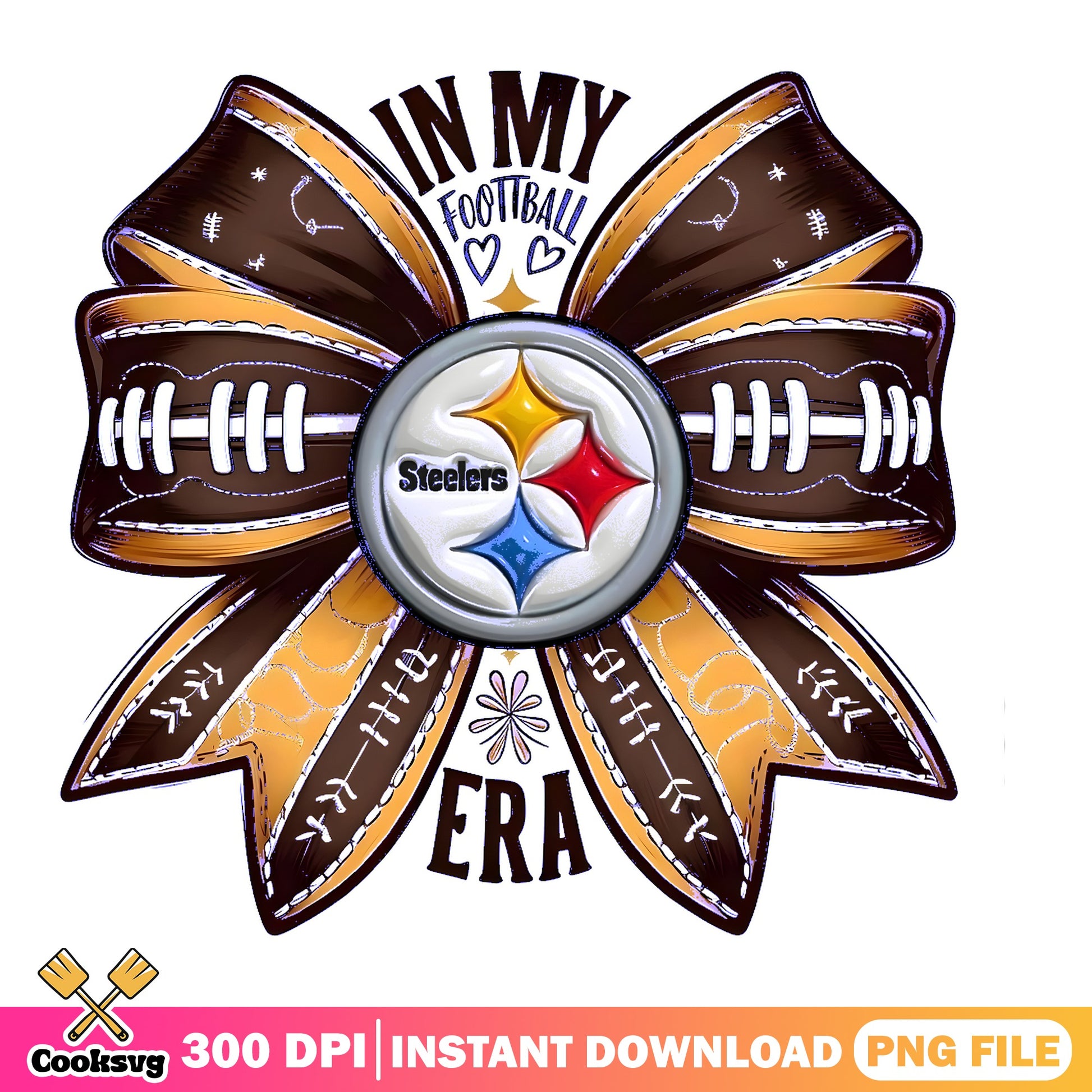 In My Steelers Football Era PNG, Pittsburgh Steelers PNG, NFL PNG