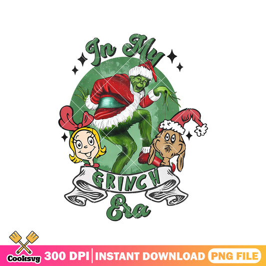 In my grinch and boujee era png, in my grinch era png, the grinch png