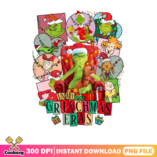 In my grinchy eras christmas png