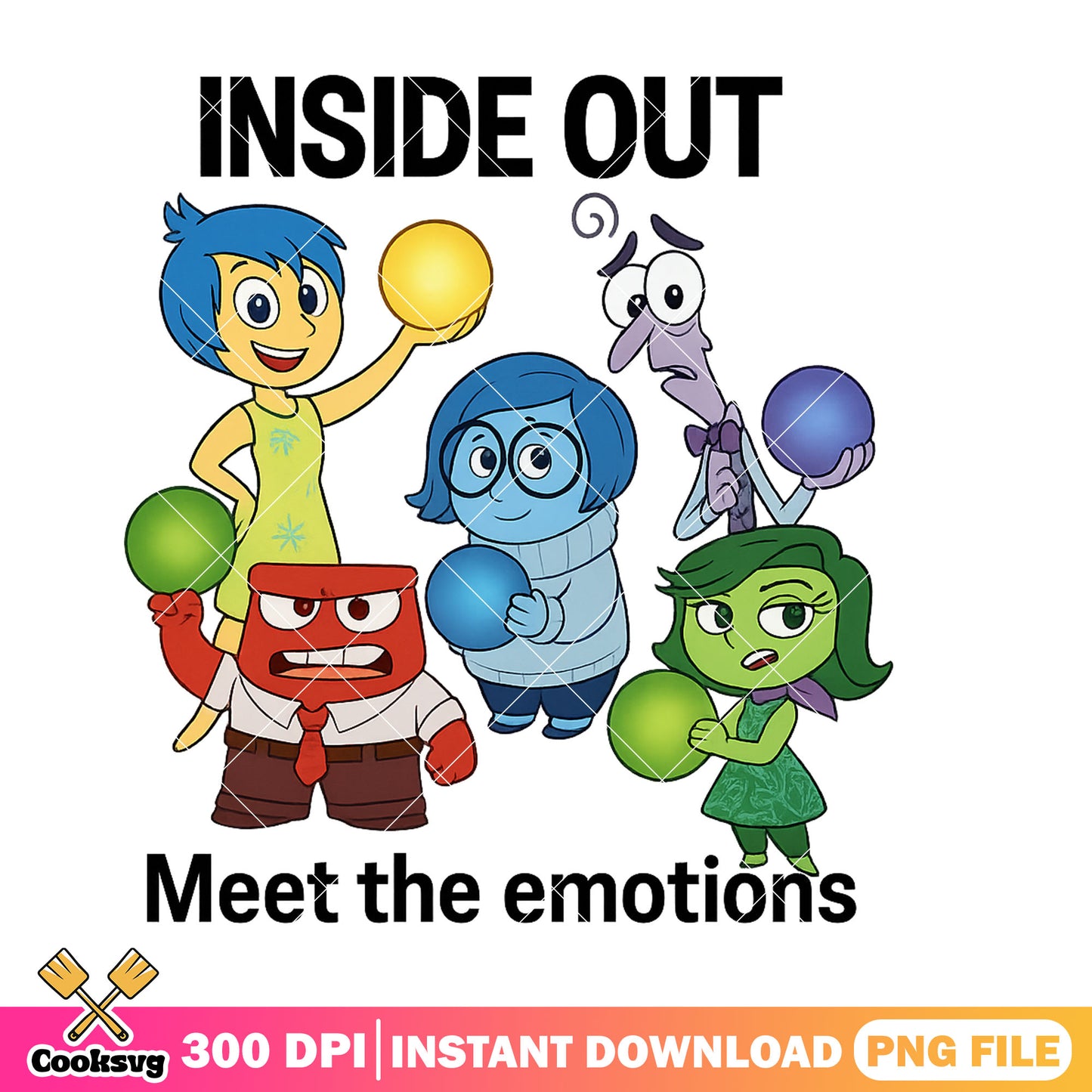 Inside out meet the emotions png, inside out png, inside out movie png ...
