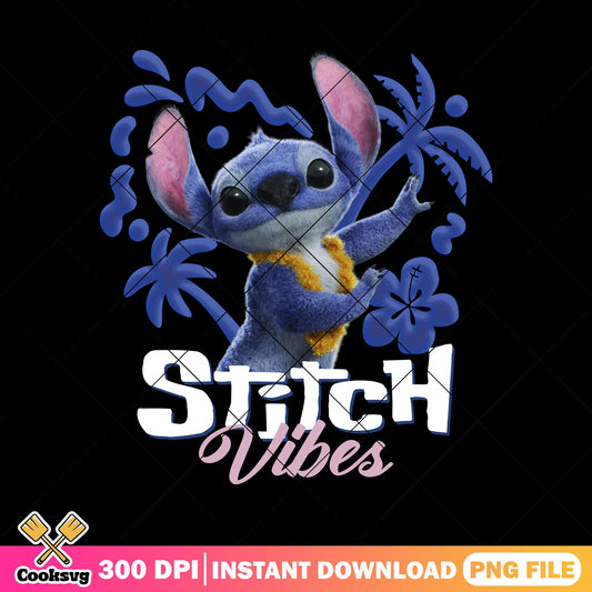 In stitch vibes png, stitch hawaii​ png, stitch movie png