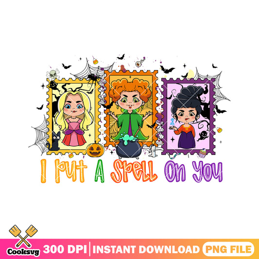 I put a spell on you png, halloween costumes png, happy halloween png