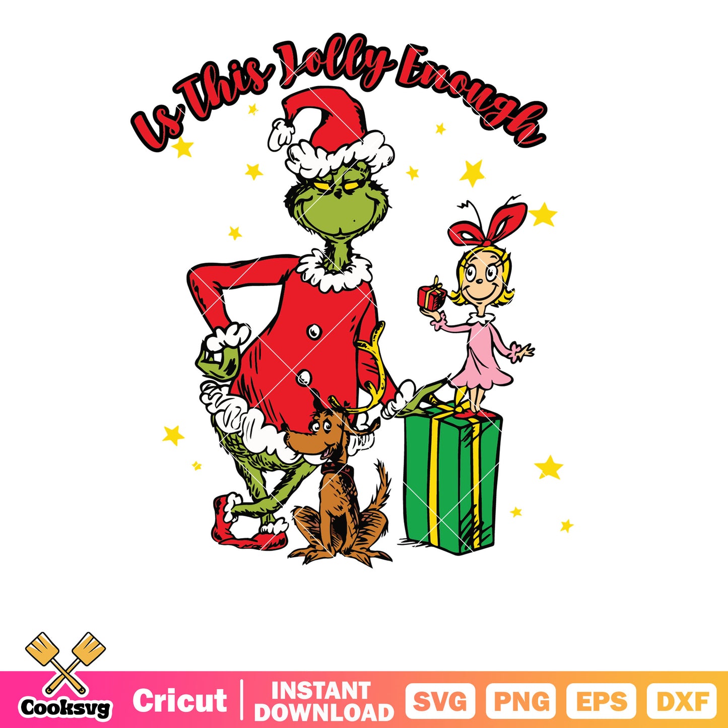 Is This Jolly Enough Merry Grinchmas svg, is this jolly enough​ svg