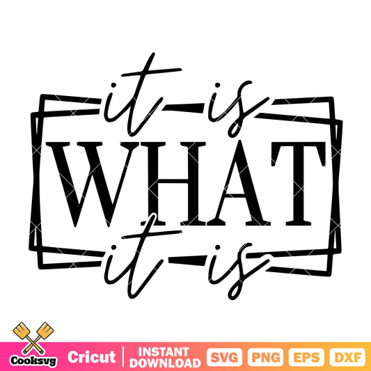It is what it is trending quote svg, what is it​ svg, funny quotes svg