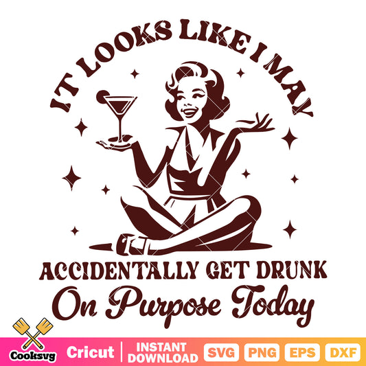 It looks like i may purpose today svg, household women​ svg