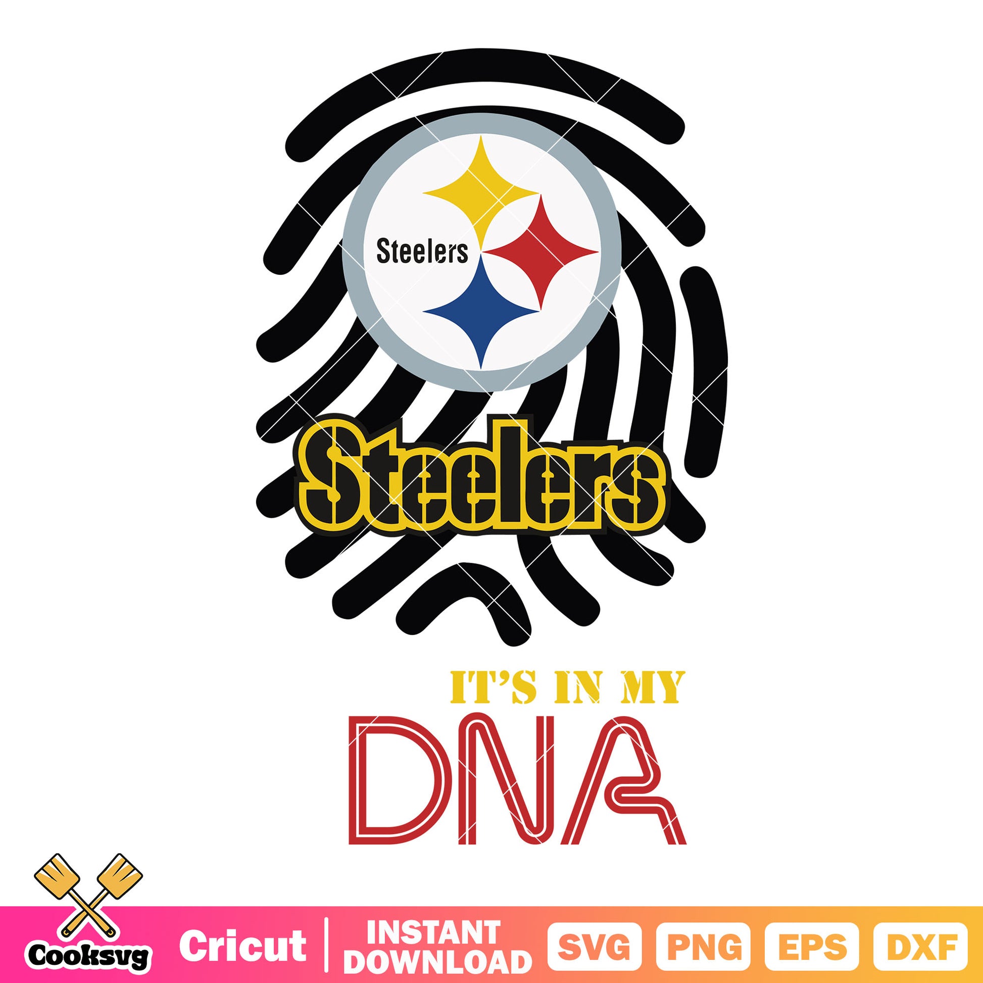 Its in my dna svg, steelers​ svg, steelers pittsburgh svg