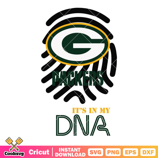 Its in my dne svg, Green Bay Packers svg, packers team​ svg