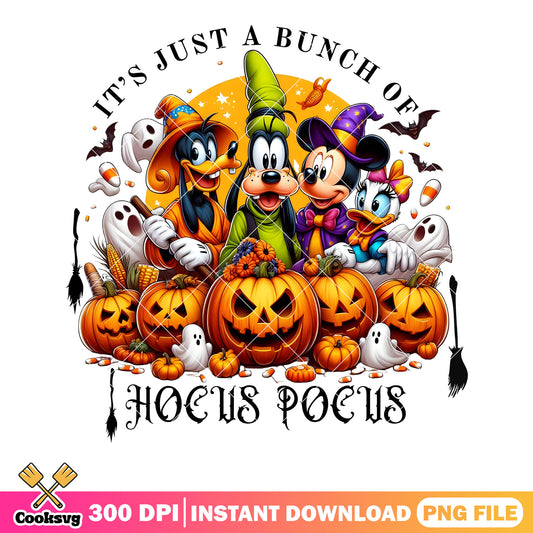 Its just a bunch of hocus pocus png, wicker pumpkin png