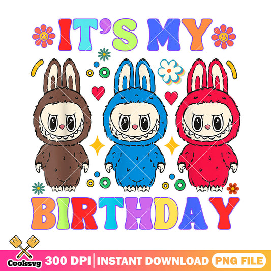 Its labubu birthday monster png, labubu birthday png, labubu near me png
