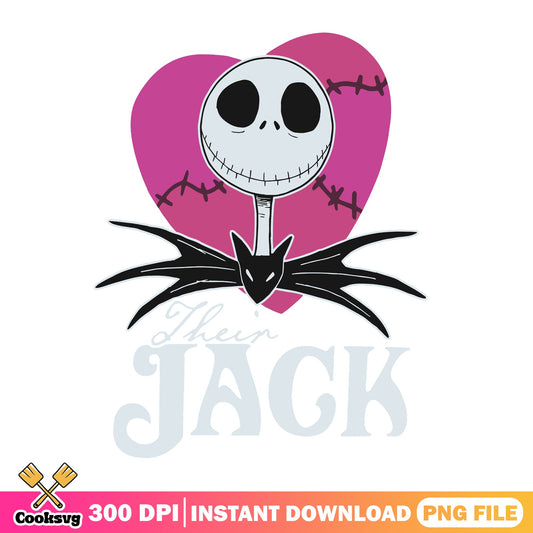 Jack Skellington Valentine PNG, Nightmare Before Christmas PNG, Their Jack PNG