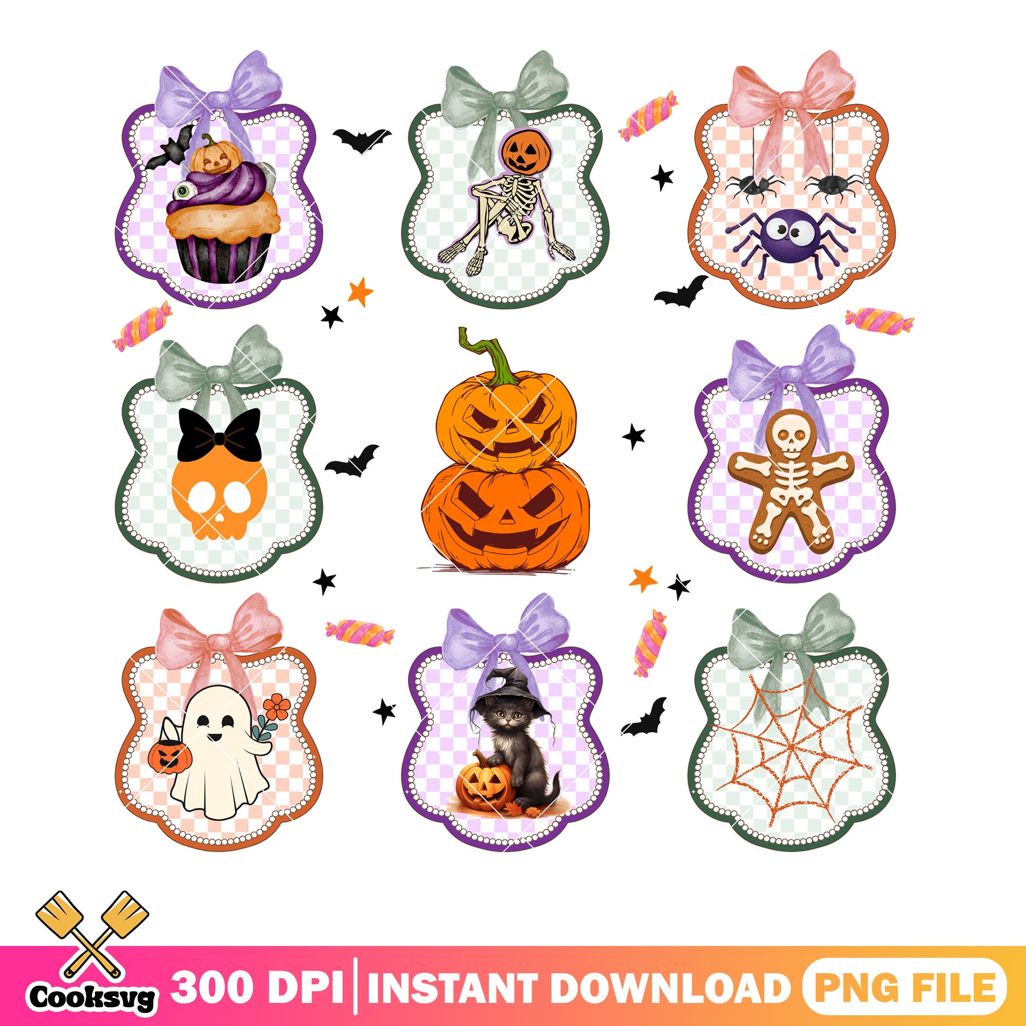 Jack o lantern png, spider web png, scary halloween png – Cooksvg