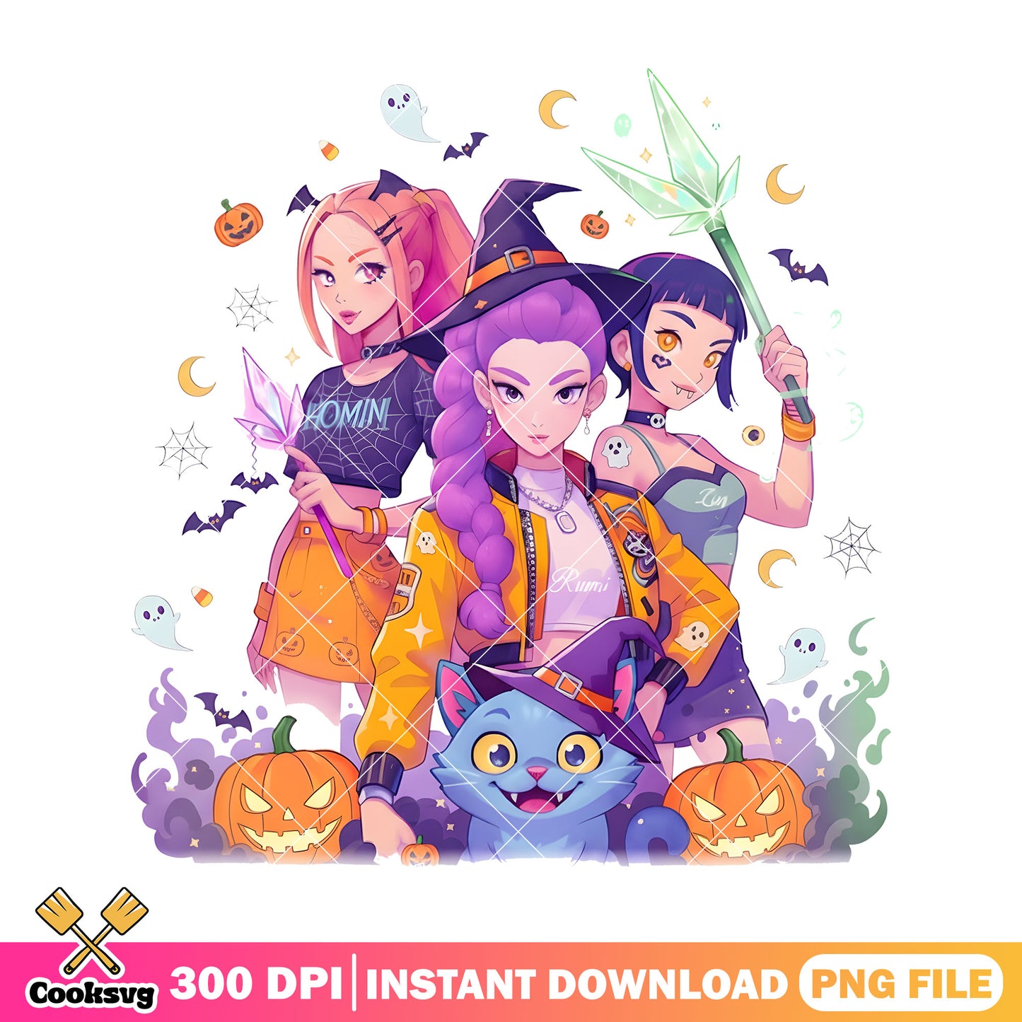Huntrix witches hat png