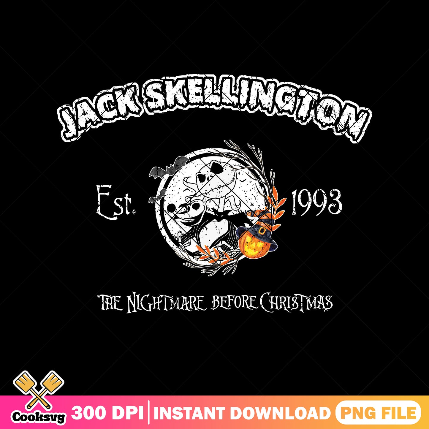 Jack skellington est 1993 png, jack skellington png, jack halloween png